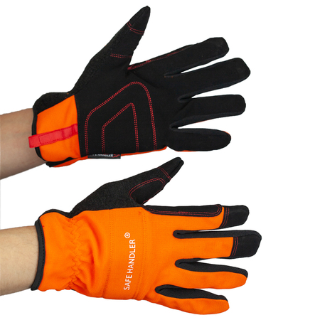 SAFE HANDLER High Visibility Gloves, Small/Medium, PR BLSH-MSRG-11-SM